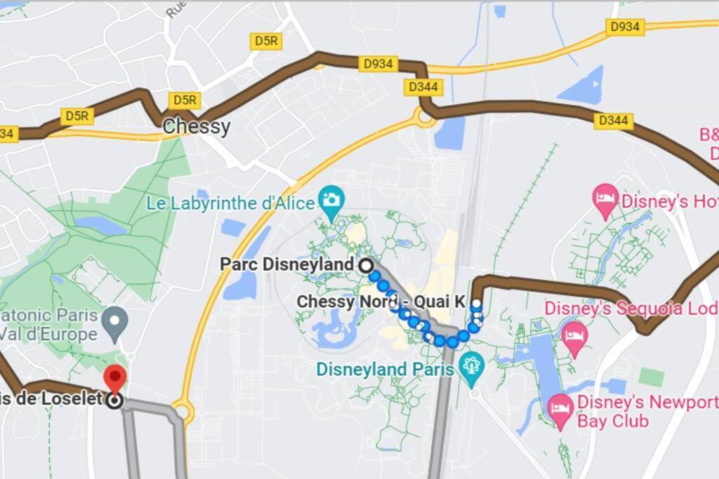C210 Appartement Disneyland Paris Studio Монтеврен Екстер'єр фото